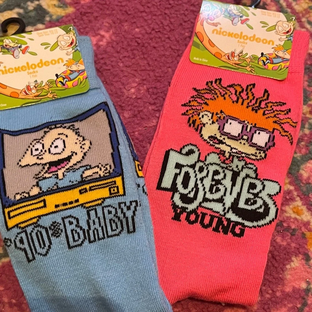 Nickelodeon Rugrats Character Socks